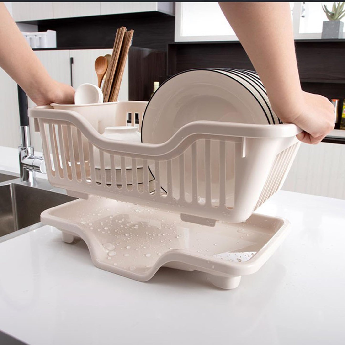SmartDry™ 3 in 1 Kitchen Dish Drainer
